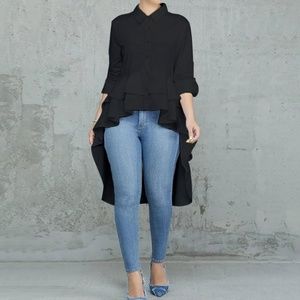 Women Deep V Neck Casual Sleeveless Blouse Floral